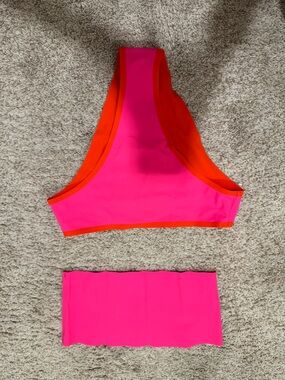 Tropic of C bandeau bikini- reversible 
Small top and medium bottom